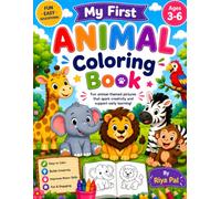 Cute Animals Coloring Book for Kids Ages 3-6: Fun and Easy Coloring Pages with Adorable Animal Friends for Toddlers and Preschoolers