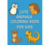 CUTE ANIMALS COLORING BOOK FOR KIDS: Fun AI-Generated Animal Pictures to Color - 8.5x11 Large Print for Boys & Girls
