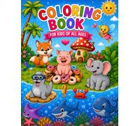 Cute Animals Coloring Book for Kids: Fun, Easy & Adorable Animal Adventures for Boys and Girls Ages 4-8