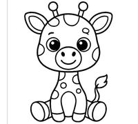 Cute Animals Coloring Book: Simple and Fun Coloring Pages for Kids Ages 4-8