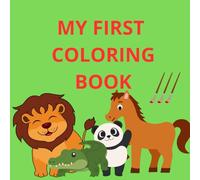 Cute Animals Coloring Book: This is a coloring book made for your little boys and girls. Besides having fun by coloring, they will also learn the names of the animals.