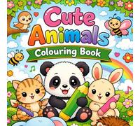 Cute Animals: colouring book