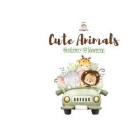 Cute animals colouring book