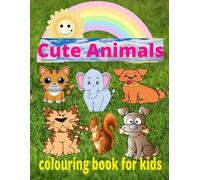 Cute Animals Colouring book for Kids