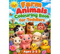 Cute Animals Colouring Book for Toddlers: 30 Big & Bold Animal Designs for Little Hands | Ages 2-5 (Childrens Colouring Books Early Learning)
