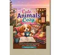 Cute animals cozy: An Adorable Coloring Book Featuring Cozy Animal Friends, Relaxing Scenes, Stress Relief, Mindfulness, and Creative Fun for Teens & Adults