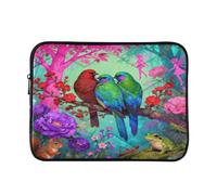 Cute Animals - Funda acolchada para portátil de 33.0 cm, diseño floral