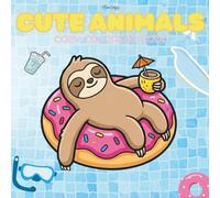 Cute Animals: Kawaii Water Sports Coloring Book. 40 +Bold and Easy Coloring Pages for Kids and Adults | Featuring Cute Surfing Animals, Relaxing Capybaras, and Summer Beach Adventures