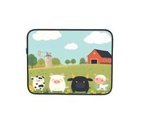 Cute Animals On Farm - Funda para laptop, portátil, tablet, maletín, bolsa de transporte para el trabajo, 43.2 cm