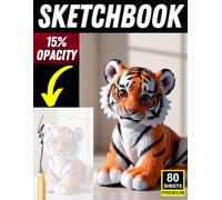 Cute Animals Sketchbook for Drawing & Tracing - 15% Opacity Practice Pages: Perfect for Beginners, Teens & Creative Practice