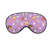 Cute Animals Sleep Eye Mask Soft Sleep Cover Blindfold Sleeping Mask Cover para dormir viajes