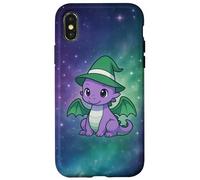 Cute Anime Baby Dragon Witch Kawaii Queer Pride Colors Carcasa para iPhone X/XS
