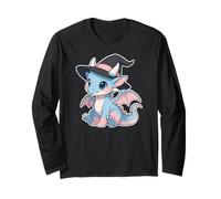 Cute Anime Baby Dragon Witch Kawaii Transgender Pride Colors Manga Larga