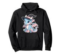 Cute Anime Baby Dragon Witch Kawaii Transgender Pride Colors Sudadera con Capucha