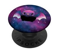 Cute Anime Bat Duck Kawaii Genderfluid Pride Colors PopSockets PopGrip Adhesivo