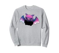 Cute Anime Bat Duck Kawaii Genderfluid Pride Colors Sudadera