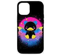 Cute Anime Bat Duck Kawaii Pansexual Pan Pride Colors Carcasa para iPhone 12/12 Pro