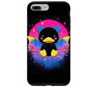 Cute Anime Bat Duck Kawaii Pansexual Pan Pride Colors Carcasa para iPhone 7 Plus/8 Plus