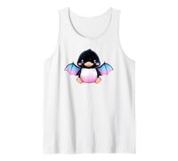 Cute Anime Bat Duck Kawaii Transgender Trans Pride Colors Camiseta sin Mangas