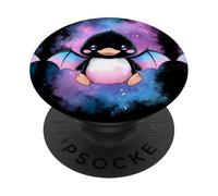 Cute Anime Bat Duck Kawaii Transgender Trans Pride Colors PopSockets PopGrip Adhesivo