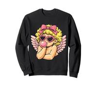 Cute Anime Cupid Blowing Bubble Gum Sudadera
