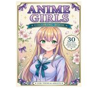CUTE ANIME GIRLS Coloring Book