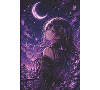 Cute Anime Notebook for Girls & Teens: Kawaii Aesthetic Journal for School, Writing & Doodling | Lined 6x9 Notebook | 110 Pages | Matte Cover | Personalized Name Page