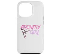 Cute Archery Girl Gift Bow Arrow Girly Sports Bowman Hunt Carcasa para iPhone 13 Pro