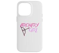 Cute Archery Girl Gift Bow Arrow Girly Sports Bowman Hunt Carcasa para iPhone 14 Pro MAX