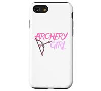 Cute Archery Girl Gift Bow Arrow Girly Sports Bowman Hunt Carcasa para iPhone SE (2020) / 7/8