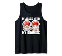Cute Astronaut GNOME Family Quote In Space with My Gnomies Camiseta sin Mangas