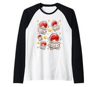 Cute Astronaut GNOME Stuff For Family Cute Star Space Lover Camiseta Manga Raglan