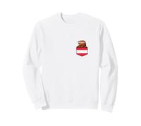 Cute Austrian Pocket Eagle Austria Sudadera