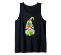 Cute Autism Awareness GNOME Puzzle Piece For Autism Teacher Camiseta sin Mangas