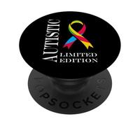 Cute Autism Awareness I'm Autistic and Proud PopSockets PopGrip Adhesivo