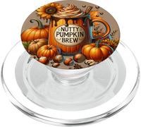 Cute Autumn Fall Drinking Mugs For Women Men Pumpkin Spice PopSockets PopGrip para MagSafe