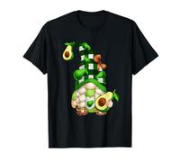 Cute Avocado GNOME Girl For Women and Vegetarian Mom Vegan Camiseta