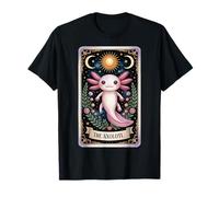 Cute Axolotl Tarot Card The Axolotl Celestial Witchy Aesthet Camiseta