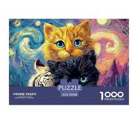 Cute Baby Animals 1000 Stück Ökopapier Puzzle Colorful Kitty Stressabbau Familienspiel Puzzles Für Erwachsene Und Kinder 52x38cm/1000pcs