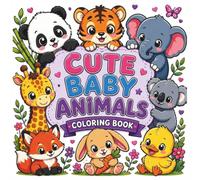 Cute Baby Animals Coloring Book