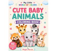 Cute Baby Animals Coloring Book: 50 Playful Animal Designs for Creative Fun