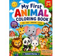 Cute Baby Animals Coloring Book for Kids Ages 3-6: Fun and Easy Animal Coloring Pages Featuring Baby Elephant, Lion Cub, Tiger, Panda, Bunny, Puppy, ... Owl and More for Preschoolers and Toddlers