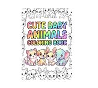 Cute Baby Animals Colouring Book
