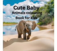 Cute Baby animals colouring book for kids