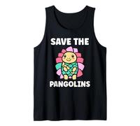 Cute Baby Animals Pangolin Cute Simple Save The pangolins Camiseta sin Mangas