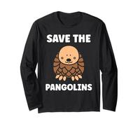 Cute Baby Animals Pangolin Cute Simple Save The pangolins Manga Larga