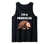 Cute Baby Animals Pangolins Cute Simple I'm a Pangolin Camiseta sin Mangas