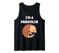Cute Baby Animals Pangolins Cute Simple I'm a Pangolin Camiseta sin Mangas