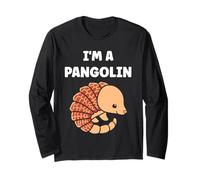 Cute Baby Animals Pangolins Cute Simple I'm a Pangolin Manga Larga