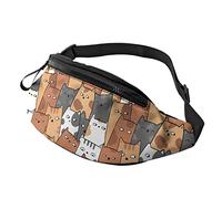Cute Baby Cats Fanny Pack Sport Casual Riñonera para Mujeres Hombres de Moda